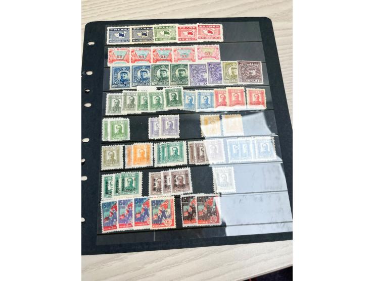 including strong in Liberated Area stamps and PRC Tien An Man Regular stamps. Large quantity. Please view.